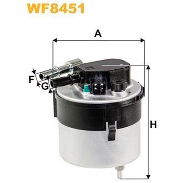 Filtru combustibil Wix Filters WX-WF8451 102 mm photo 2