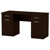 Офисный стол KompaniT СП "Учитель-2" ДСП/ Венге