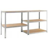 Etajeră FunFit Metal Storage Black / MDF photo 3