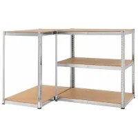 Etajeră FunFit Metal Storage Black / MDF photo 5