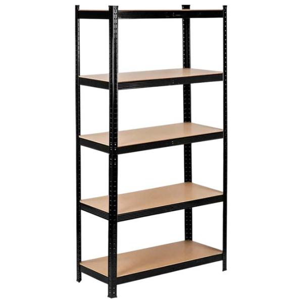 Стеллаж FunFit Metal Storage Черный / МДФ photo 1