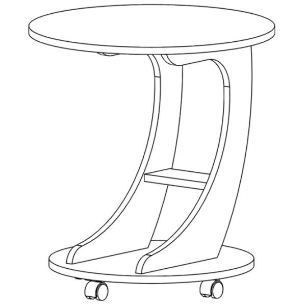 Măsuță de cafea ML-Mobila МЛ-1 00108752 Wenge photo 4