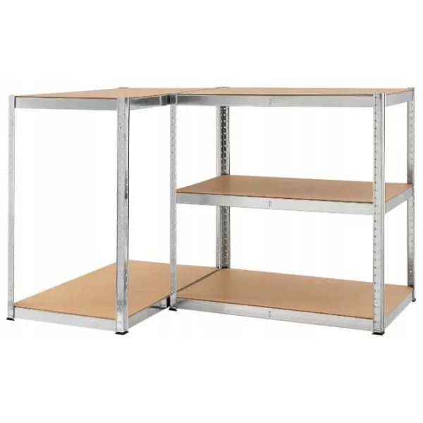 Стеллаж FunFit Metal Storage Серый / МДФ photo 5