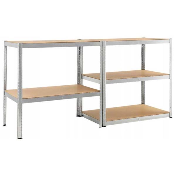 Стеллаж FunFit Metal Storage Серый / МДФ photo 7