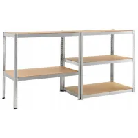 Etajeră FunFit Metal Storage Gray / MDF photo 7