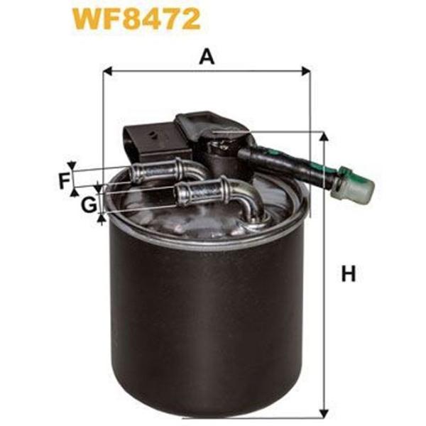 Filtru combustibil Wix Filters WX-WF8472 91 mm photo 2