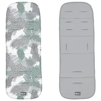 Матрасик для коляски KikkaBoo 31108040084  Полиэстер, Полиэстер / Пятна / Серый