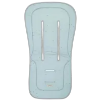 Salteluța pentru cărucior KikkaBoo 31108040148  Bumbac, poliester, Poliester / Fără desen / Blue