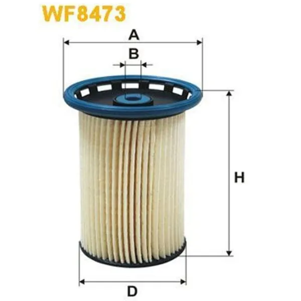 Топливный фильтр Wix Filters WX-WF8473 93 мм photo 2 Топливный фильтр Wix Filters WX-WF8473 93 мм photo 2