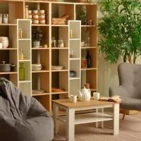 Măsuță de cafea Fabrik Home Blanca 5363155 Stejar Sonoma photo 5