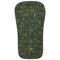 Salteluța pentru cărucior KikkaBoo 31108040151  Bumbac, Poliester / Flori / Green