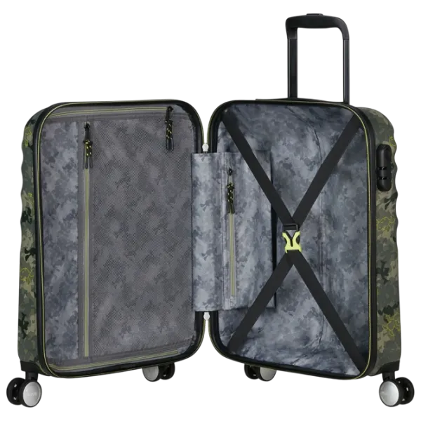 Valiză American Tourister Wavebreaker Disney 36l/ Green Camo photo 4 Valiză American Tourister Wavebreaker Disney 36l/ Green Camo photo 4