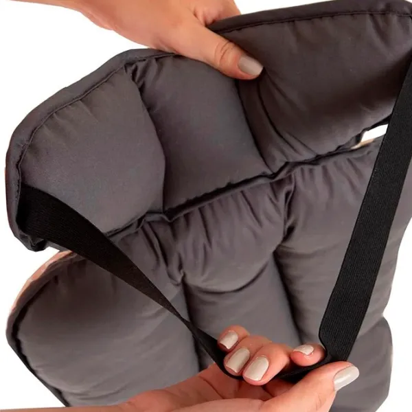 Матрасик для коляски BabyJem 507  Хлопок, Силикон / Цветы / Розовый photo 2