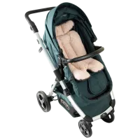 Матрасик для коляски BabyJem 507 Хлопок, Силикон / Цветы / Розовый photo 4