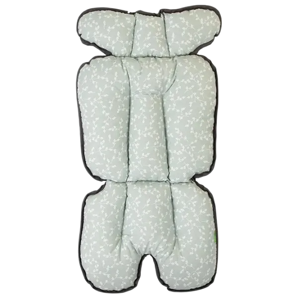 Salteluța pentru cărucior BabyJem 507  Bumbac, Silicon / Flori / Green photo 2 Salteluța pentru cărucior BabyJem 507  Bumbac, Silicon / Flori / Green photo 2