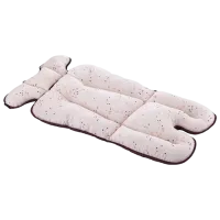 Salteluța pentru cărucior BabyJem 507  Bumbac, Silicon / Flori / Pink