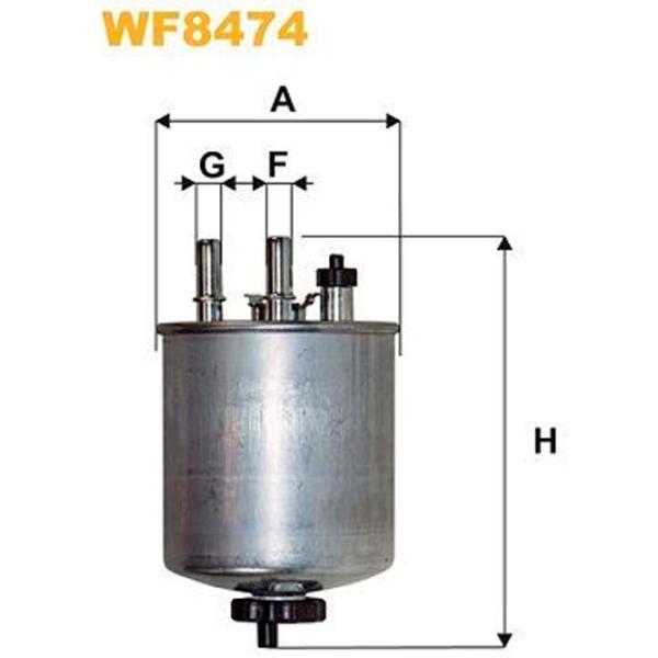 Топливный фильтр Wix Filters WX-WF8474 10 мм photo 2
