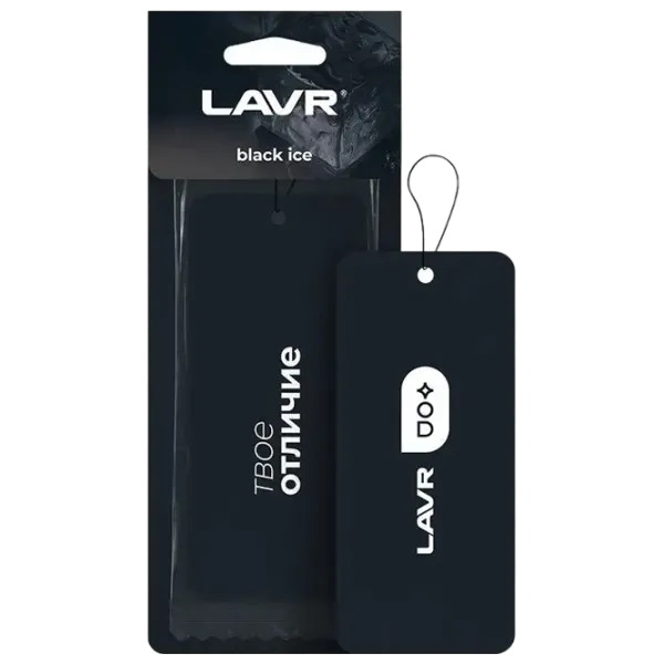 Ароматизатор для авто LAVR LVR-Ln1770 Черный лед / / на зеркале photo 1