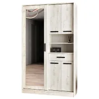 Шкаф для прихожей ML-Mobila МЛ -10 ДСП / Дуб Крафт Белый