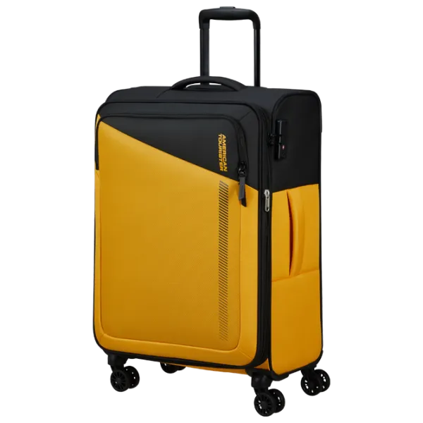 Valiză American Tourister Daring Dash 61l/ Black Yellow photo 2 Valiză American Tourister Daring Dash 61l/ Black Yellow photo 2