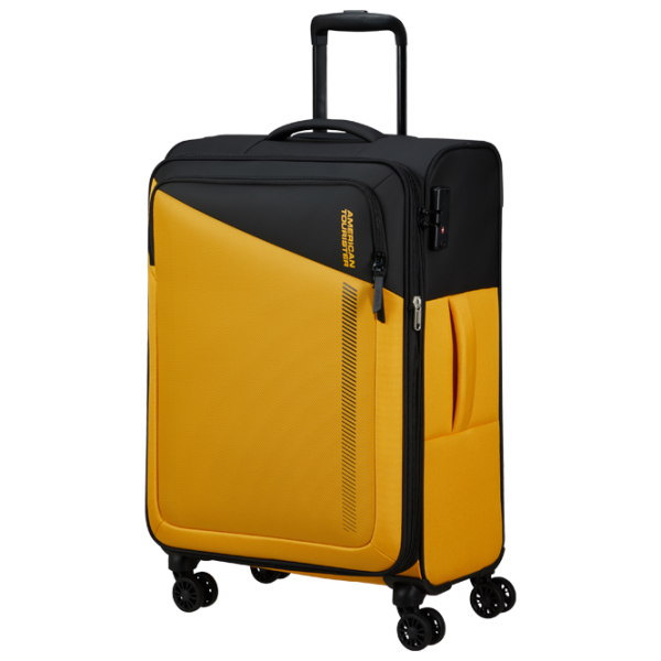 Valiză American Tourister Daring Dash 61l/ Black Yellow photo 2 Valiză American Tourister Daring Dash 61l/ Black Yellow photo 2