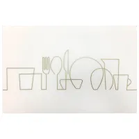 Șervețele de servire Maestro Mr-1902BIEGE Beige / Plastic