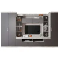 Living ML-Mobila МЛ - 2 (3100) Liniară / Stejar Craft Alb