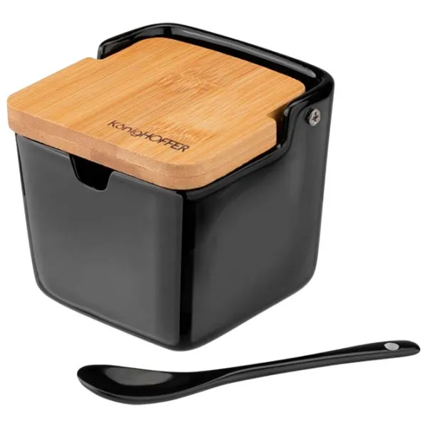 Vas pentru zahăr Konighoffer Ceramic Black / Ceramică photo 2
