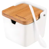 Vas pentru zahăr Konighoffer Ceramic White / Ceramică