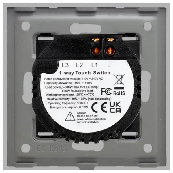 Întrerupător Caligate SCR101L-GY 50 Hz /  photo 5 Întrerupător Caligate SCR101L-GY 50 Hz /  photo 5