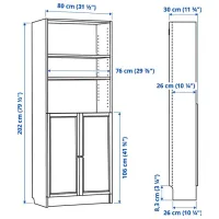 Etajeră Ikea Billy/Hogadal White / MDF photo 4