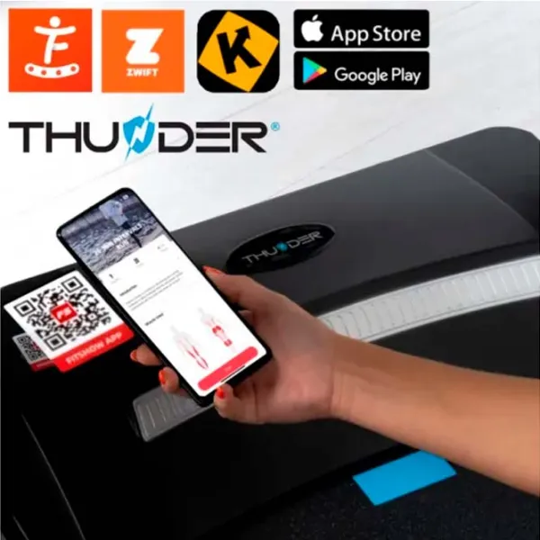 Беговая дорожка Thunder ICON-D 17 km/h / 140 кг / Черный photo 3