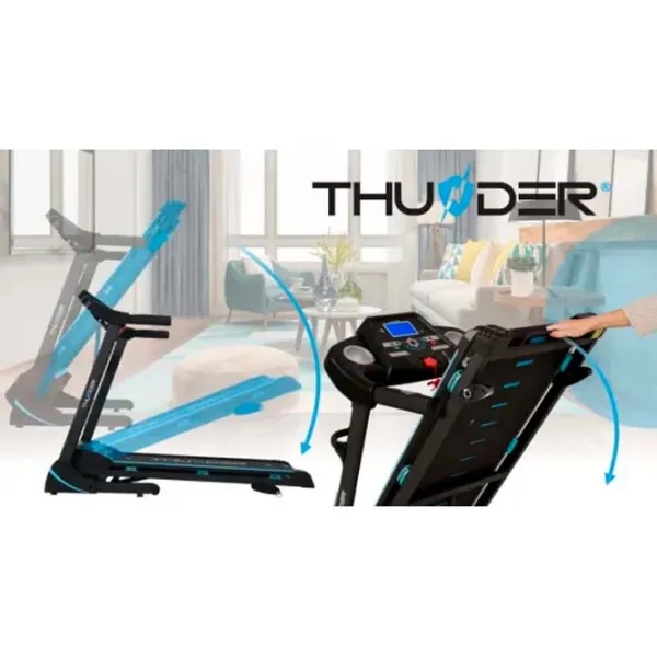 Беговая дорожка Thunder ICON-D 17 km/h / 140 кг / Черный photo 5