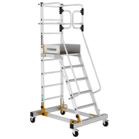 Scară mobilă cu platformă Cagsan RD0012-1,5 1x5 150 kg