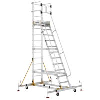 Мобильная лестница с платформой Cagsan RD0012-3,0 1x11 150 кг
