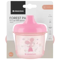Бутылочка с соломинкой KikkaBoo Forest Party 0.15л 8 месяцев / Полипропилен / Розовый photo 3