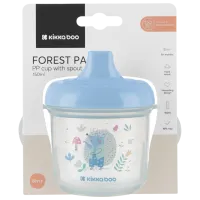 Sticluță cu pai KikkaBoo Forest Party 0.15l 8 luni / Polipropilenă / Blue photo 3