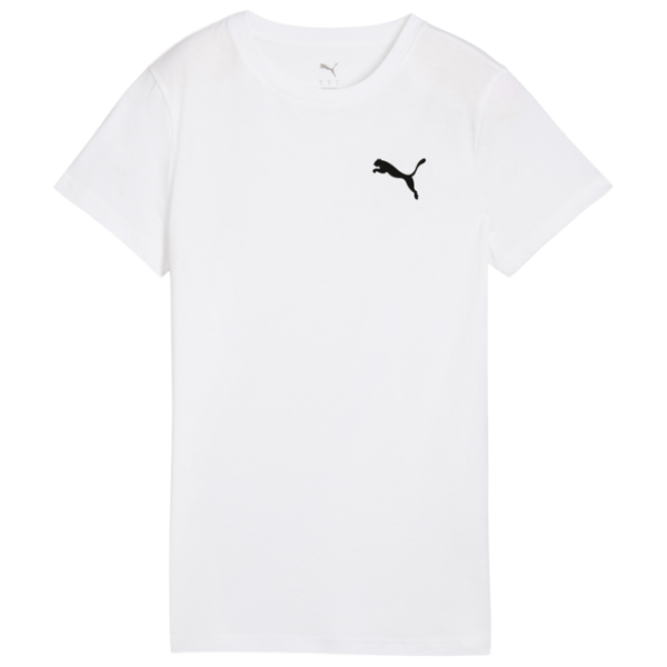 Футболка для женщин Puma Ess Logo Tee 100% хлопок / Белый photo 1