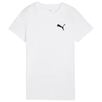 Tricou pentru femei Puma Ess Logo Tee 100% bumbac / White