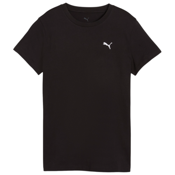 Tricou pentru femei Puma Ess Logo Tee 100% bumbac / Black photo 1