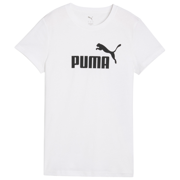 Tricou pentru femei Puma Ess No. 1 Logo Tee 100% bumbac / White photo 1