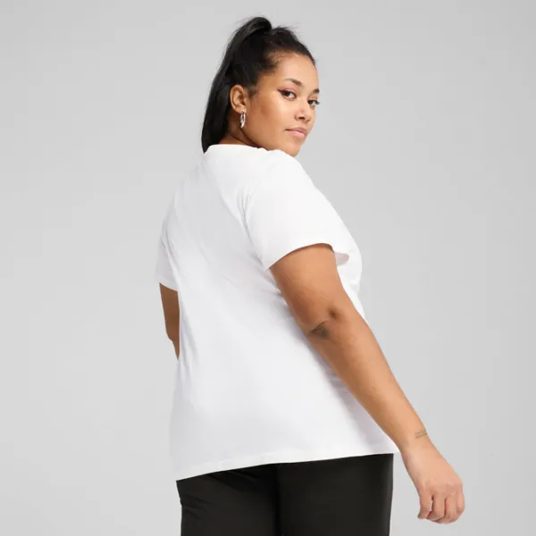 Tricou pentru femei Puma Ess No. 1 Logo Tee 100% bumbac / White photo 7