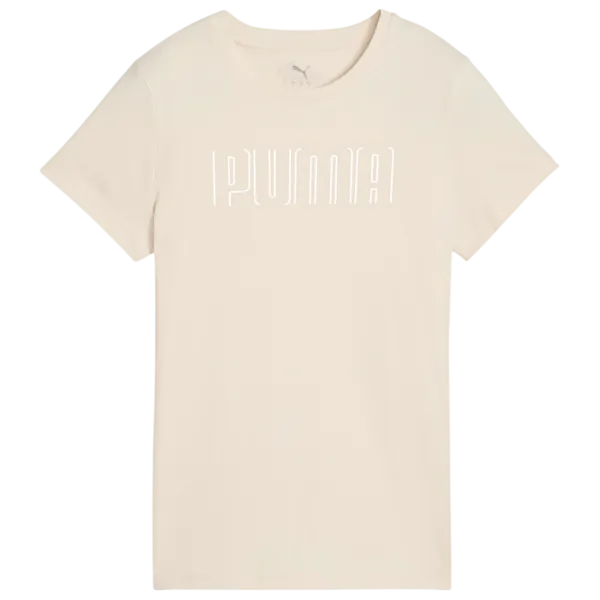 Футболка для женщин Puma Sport Graphic Tee 100% хлопок / Snow photo 1