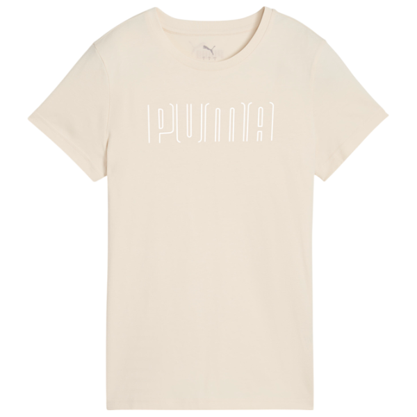 Футболка для женщин Puma Sport Graphic Tee 100% хлопок / Snow photo 1