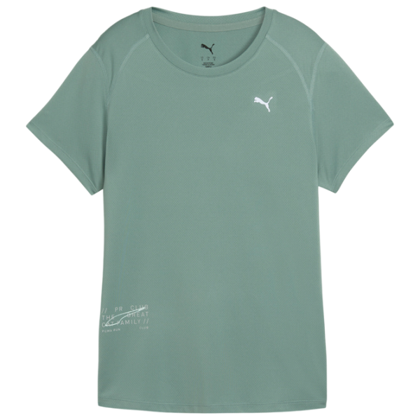 Футболка для женщин Puma W Run Graphic Mesh Tee  94 % полиэстер, 6 % эластан / Зеленый photo 1 Футболка для женщин Puma W Run Graphic Mesh Tee  94 % полиэстер, 6 % эластан / Зеленый photo 1
