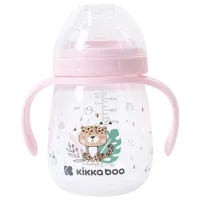 Бутылочка с соломинкой KikkaBoo Savanna 0.24л 6 месяцев / Полипропилен / Розовый