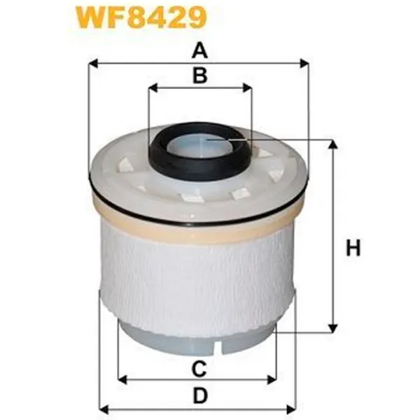 Filtru combustibil Wix Filters WX-WF8429 84 mm photo 2 Filtru combustibil Wix Filters WX-WF8429 84 mm photo 2