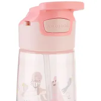 Sticluță cu pai KikkaBoo Music Fest 0.45l 12 luni / Polipropilenă / Pink photo 3