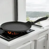 Сковорода Konighoffer Kingstone Pollo Для блинов / 24 см / Черный photo 5