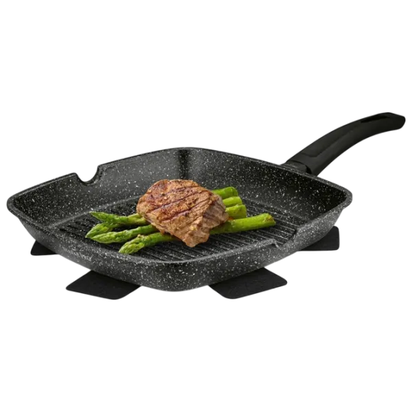 Сковорода Starke Pro Chelsea Tigaie-grill / 28 см / Черный photo 5